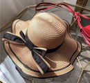 Summer Beach Sunscreen Straw Hat for Women's S3397112 - TUZZUT Qatar Online Shopping