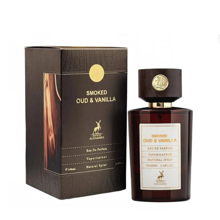 Smoked Oud & Vanilla EDP 100ml by Maison Alhambra - TUZZUT Qatar Online Shopping