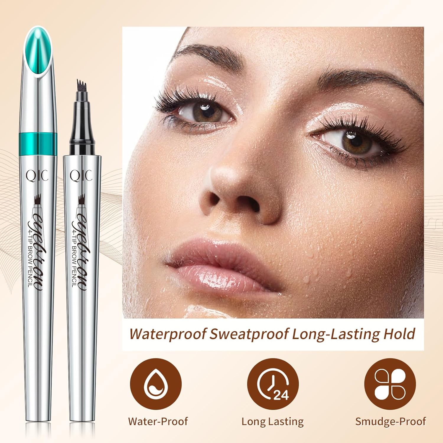 QIC Eyebrow 4 Tip Brow Pencil QIC Eyebrow 4 Tip Brow Pencil