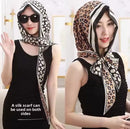 New Arrival Spring Summer Double Layer Double Sided Silk Scarf Silk Headscarf Sun Shade Bandana Fashionable Multi-function    WFD0023 - TUZZUT Qatar Online Shopping