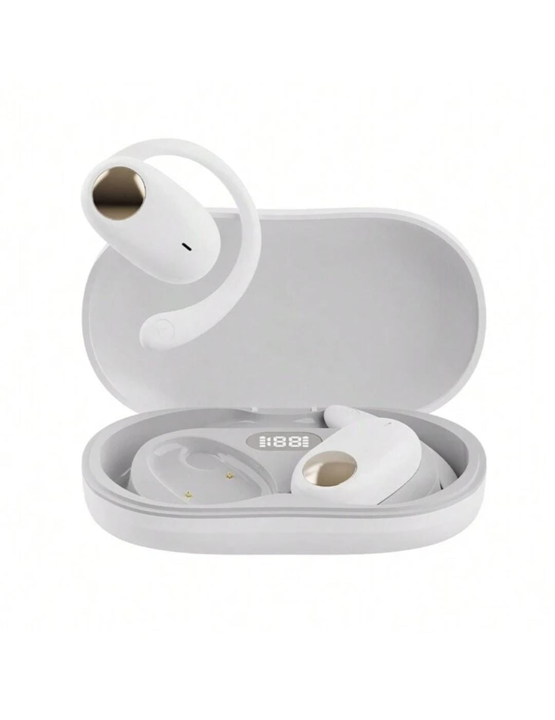 Ear Hook Touch Control LED Display Adjustable Wireless Earbuds JS911 Ear Hook Touch Control LED Display Adjustable Wireless Earbuds JS911