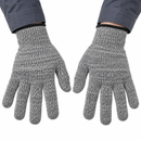 1Pair Grey Cut-Resistant Work Gloves 8485782730 - XL