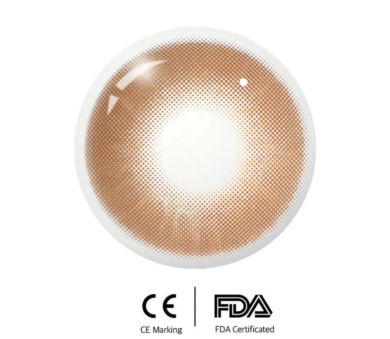Unibling Eros Brown Contact Lenses for Eyes (1 Pair) Unibling Eros Brown Contact Lenses for Eyes (1 Pair)