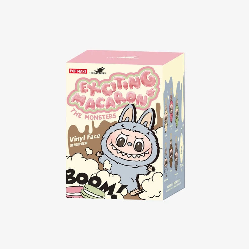 Labubu Pop Mart The Monsters,Exciting Macaron Vinyl Face Blind Box Toy (1 Piece, Assorted)