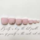 24pcs Natural Delicate & Comfortable Removable Fake Nails  421655 - TUZZUT Qatar Online Shopping