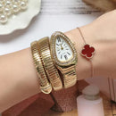 Quartz glittering snake wrist watch for women WAT2346 - TUZZUT Qatar Online Shopping