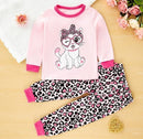 Pajamas for Kids Long Sleeve T-shirt Top + Pants Sets   594957 - TUZZUT Qatar Online Shopping