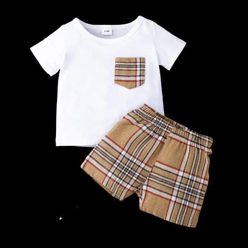2Pcs Baby Clothes Set Short Sleeve Tees+Shorts 1550624 2Pcs Baby Clothes Set Short Sleeve Tees+Shorts 1550624
