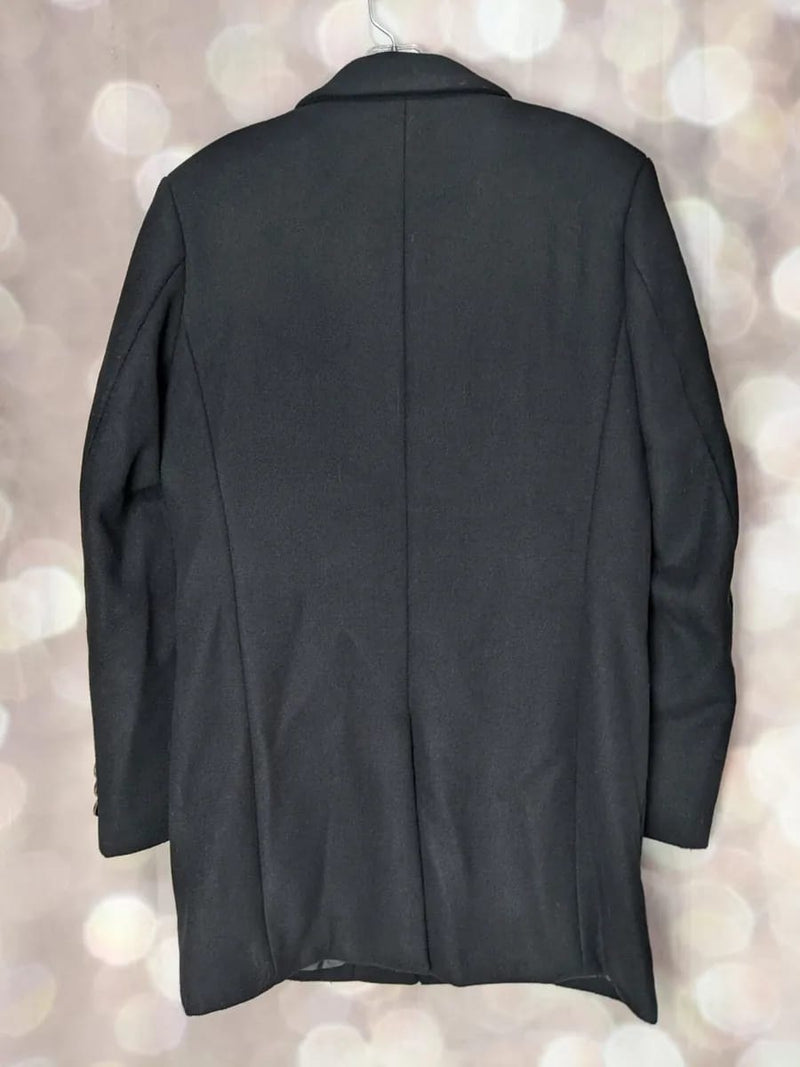 Men's Black 2-Button Winter Coat 2XL X1428710 - Tuzzut.com Qatar Online Shopping