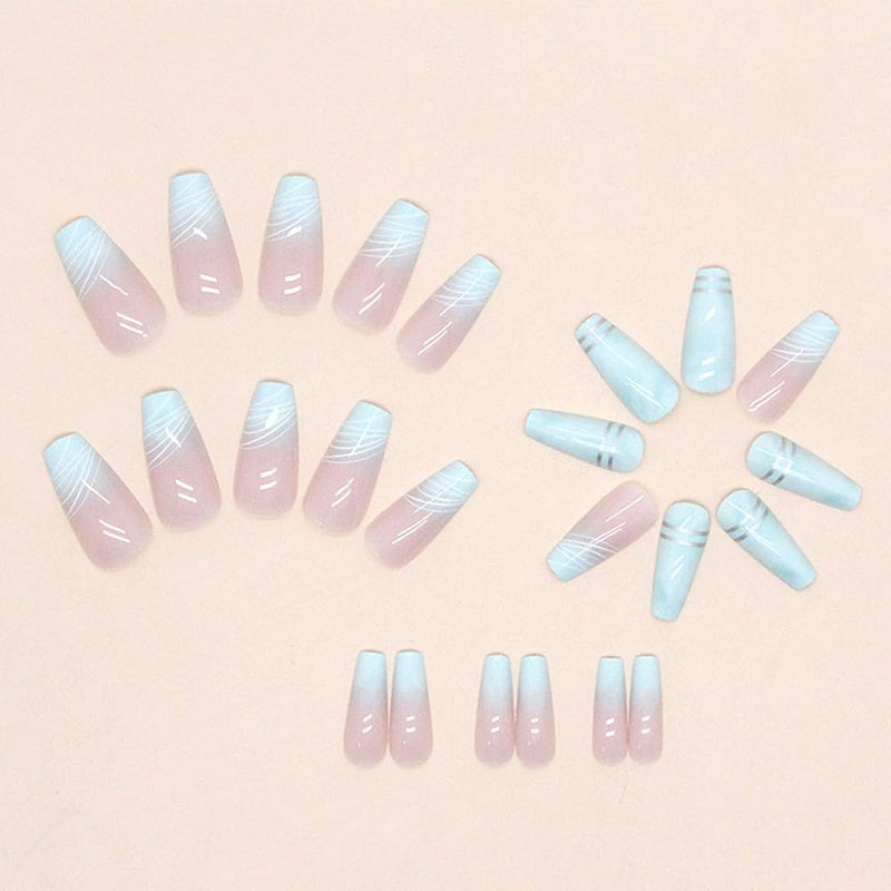 24pcs Natural Delicate & Comfortable Removable Fake Nails  450818 - TUZZUT Qatar Online Shopping