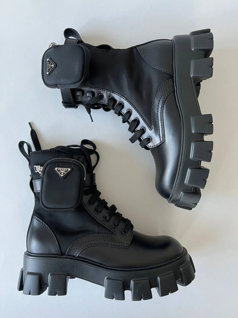 Women Boots Motorcycle Casual Shoes 5645643 - TUZZUT Qatar Online Shopping