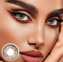 Unibling Iffy Brown Contact Lenses for Eyes (1 Pair) - TUZZUT Qatar Online Shopping