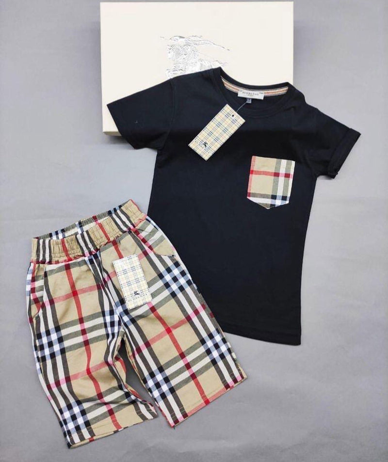 T-shirt & Track Shorts Set Girls Kids Summer Clothes 458910 - TUZZUT Qatar Online Shopping