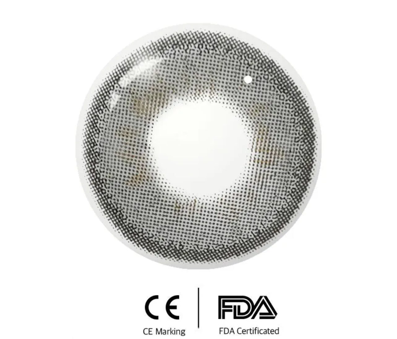 Unibling Snowflake Crystal Ball Contact Lenses for Eyes (1 Pair) Unibling Snowflake Crystal Ball Contact Lenses for Eyes (1 Pair)