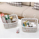 Bathroom Kitchen Plastic Hooks Washing Basket S4621397 - TUZZUT Qatar Online Shopping