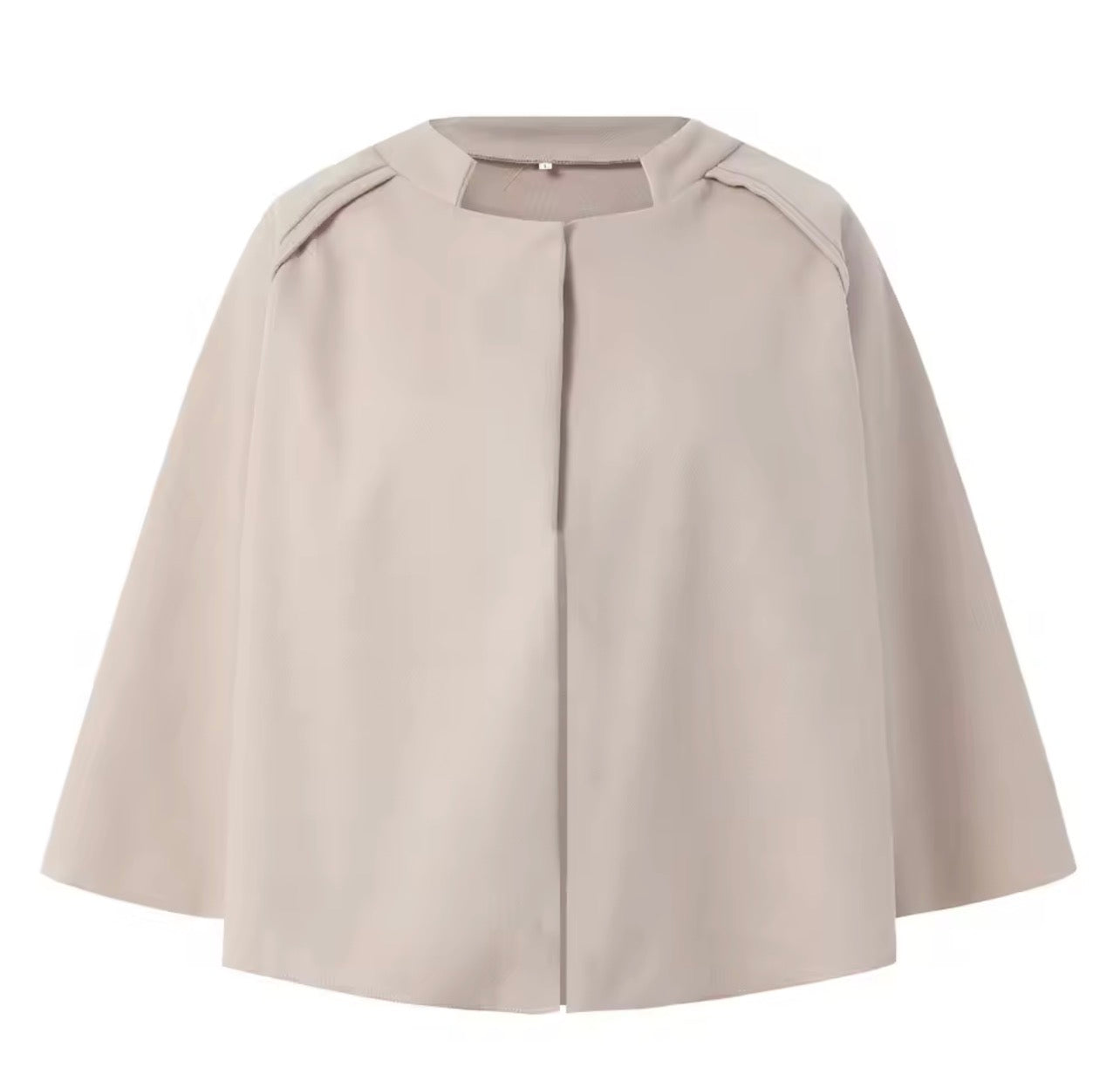 Women Cropped Wool Blend Coat 151630