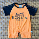 Newborn Baby Short-sleeve Onesie Boys and Girls Romper  1699235 - TUZZUT Qatar Online Shopping