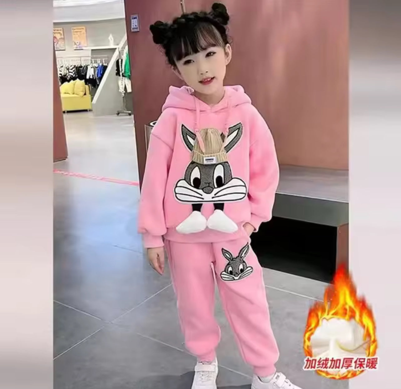 3pcs Autumn and Winter Girls' New Sweater Little Cat Set 1771679 3pcs Autumn and Winter Girls' New Sweater Little Cat Set 1771679