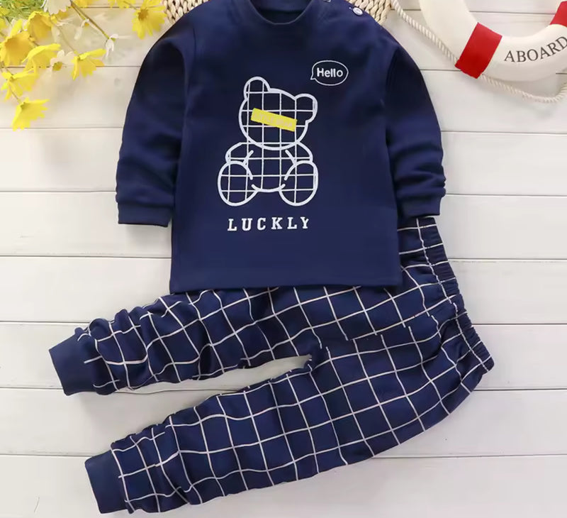 Kids Unisex Sleepwear Casual Pajama Suit 1520163 - TUZZUT Qatar Online Shopping