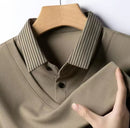 Men's Fashion Casual Collared T-shirt Basic Fit - ZD196 - TUZZUT Qatar Online Shopping