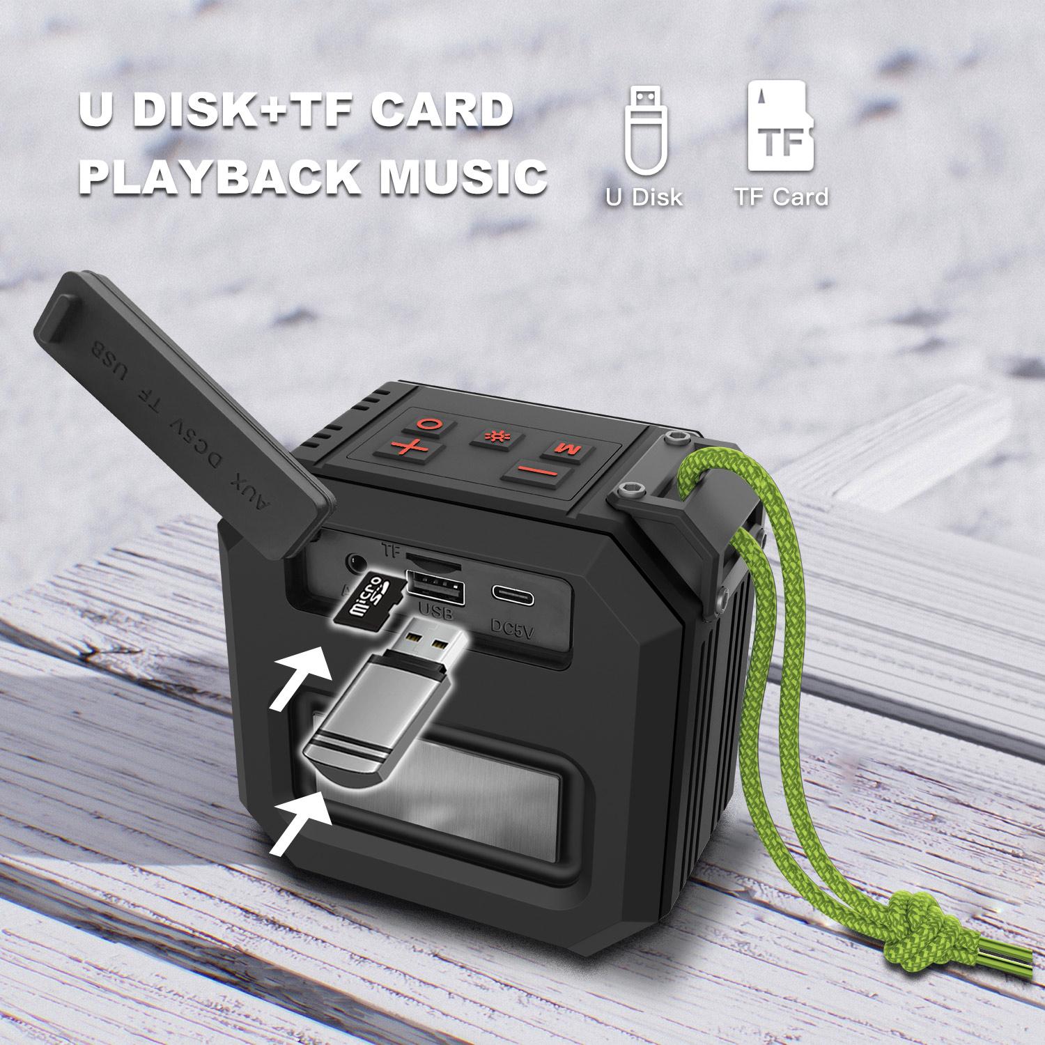 Waterproof Bluetooth Speakers IP65 Portable Mini Wireless Stereo Bass -K217 Waterproof Bluetooth Speakers IP65 Portable Mini Wireless Stereo Bass -K217