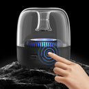 Bluetooth Speaker Acrylic Colorful Breathing Light Transparent Glass Speaker - TUZZUT Qatar Online Shopping