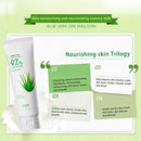 FAZIYAN Aloe Vera Gel Moisturizing Soothing Gel Cream 60g For Sunburn, Dry Skin, Acne, Irritation - TUZZUT Qatar Online Shopping