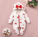 Baby Unisex Hooded Rompers Warm Thicken Jumpsuits    S5119326 - TUZZUT Qatar Online Shopping