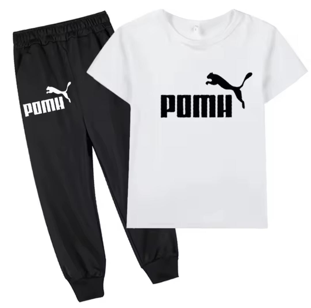 Kids Summer Fashion round Neck Short Sleeve Two-Piece Set 1608039 Kids Summer Fashion round Neck Short Sleeve Two-Piece Set 1608039
