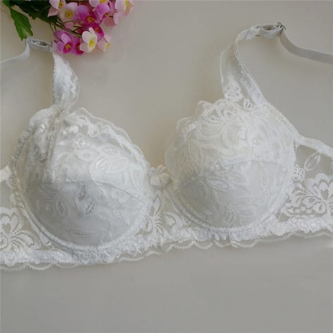 Lace Women's Bra Breast Cover Summer Thin Full Cup Bras 504575 - TUZZUT Qatar Online Shopping