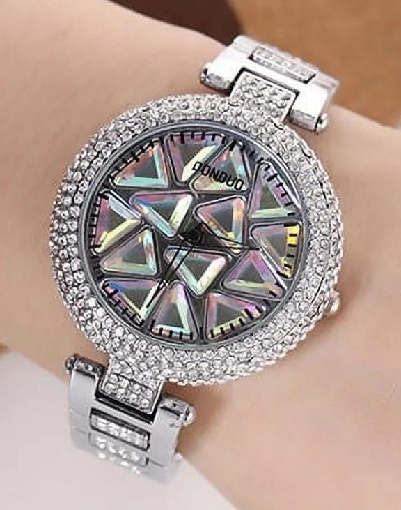 Clock Rotate Fashion Watch W7533 - TUZZUT Qatar Online Shopping