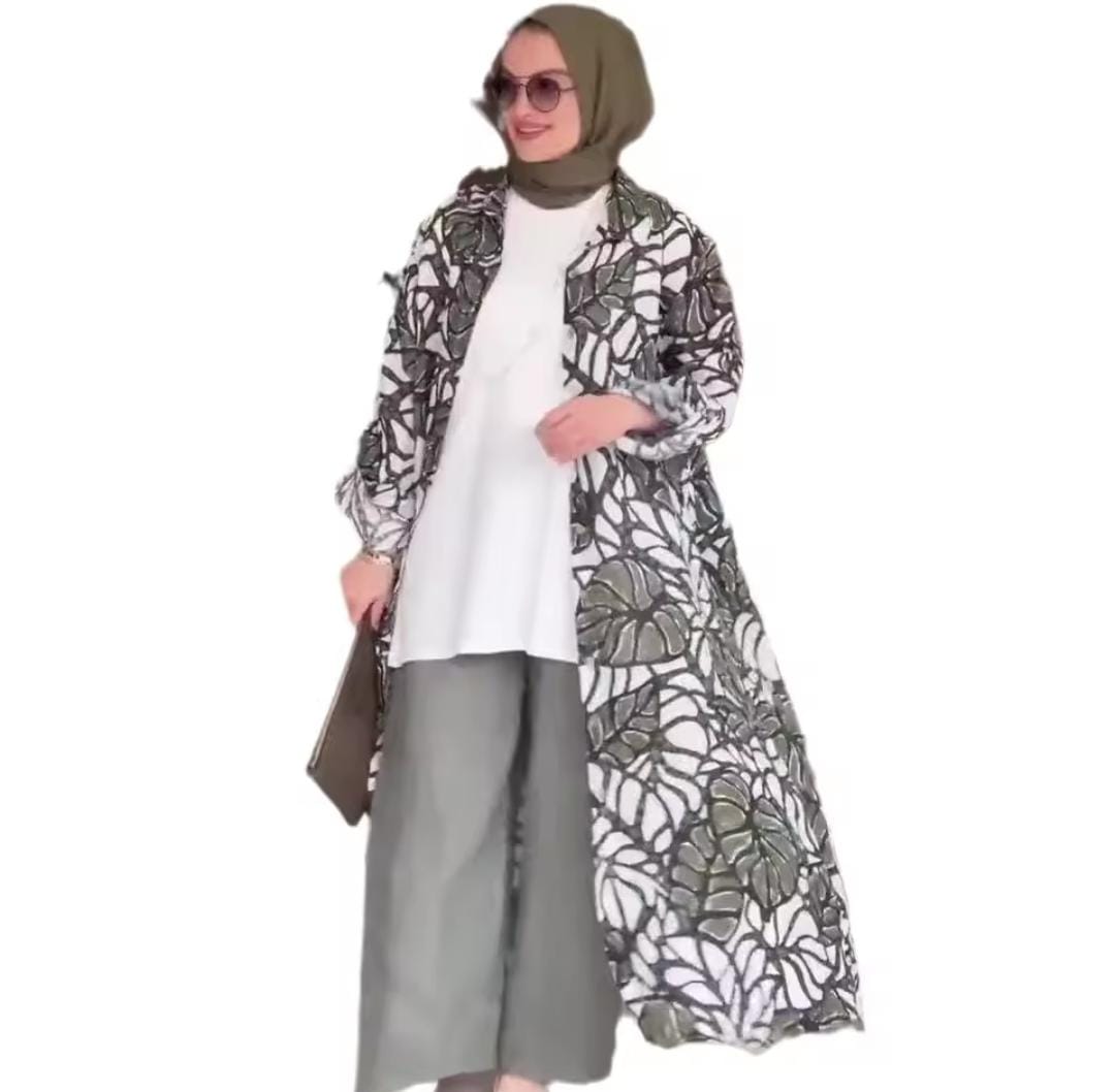 Women's Fashionable Summer Print Long Sleeve Dress B-974103 Women's Fashionable Summer Print Long Sleeve Dress B-974103