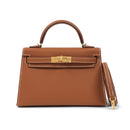 Luxury Gold Epsom Leather Mini Kelly H6056 - TUZZUT Qatar Online Shopping