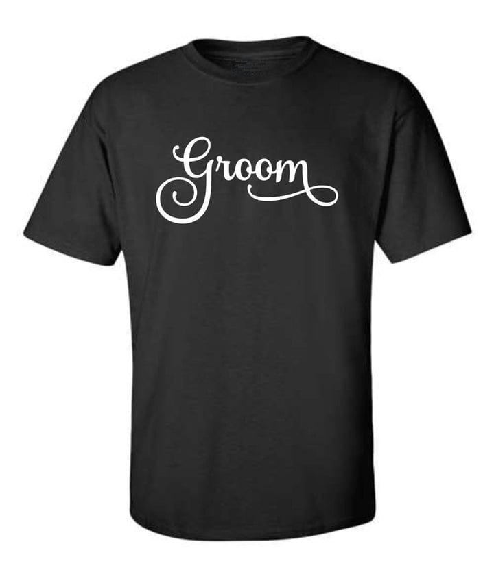 Unisex Groom Tshirt Tops T-Shirt Summer Casual Streetwear   002910 - TUZZUT Qatar Online Shopping