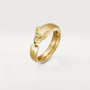 Panther Ring Yellow Gold DN2037 - TUZZUT Qatar Online Shopping