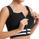 Women's Shock-Absorbing Front Zipper Sports Bra   S4335647 - TUZZUT Qatar Online Shopping