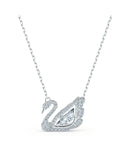 Swan White Necklace DN2062 - TUZZUT Qatar Online Shopping