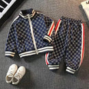 Men's Tracksuits Mens Blue Cotton Letter Print Jogger Tracksuit Set - Casual Slim Fit Sportswear Hoodie Pants Outfits   309601 - TUZZUT Qatar Online Shopping