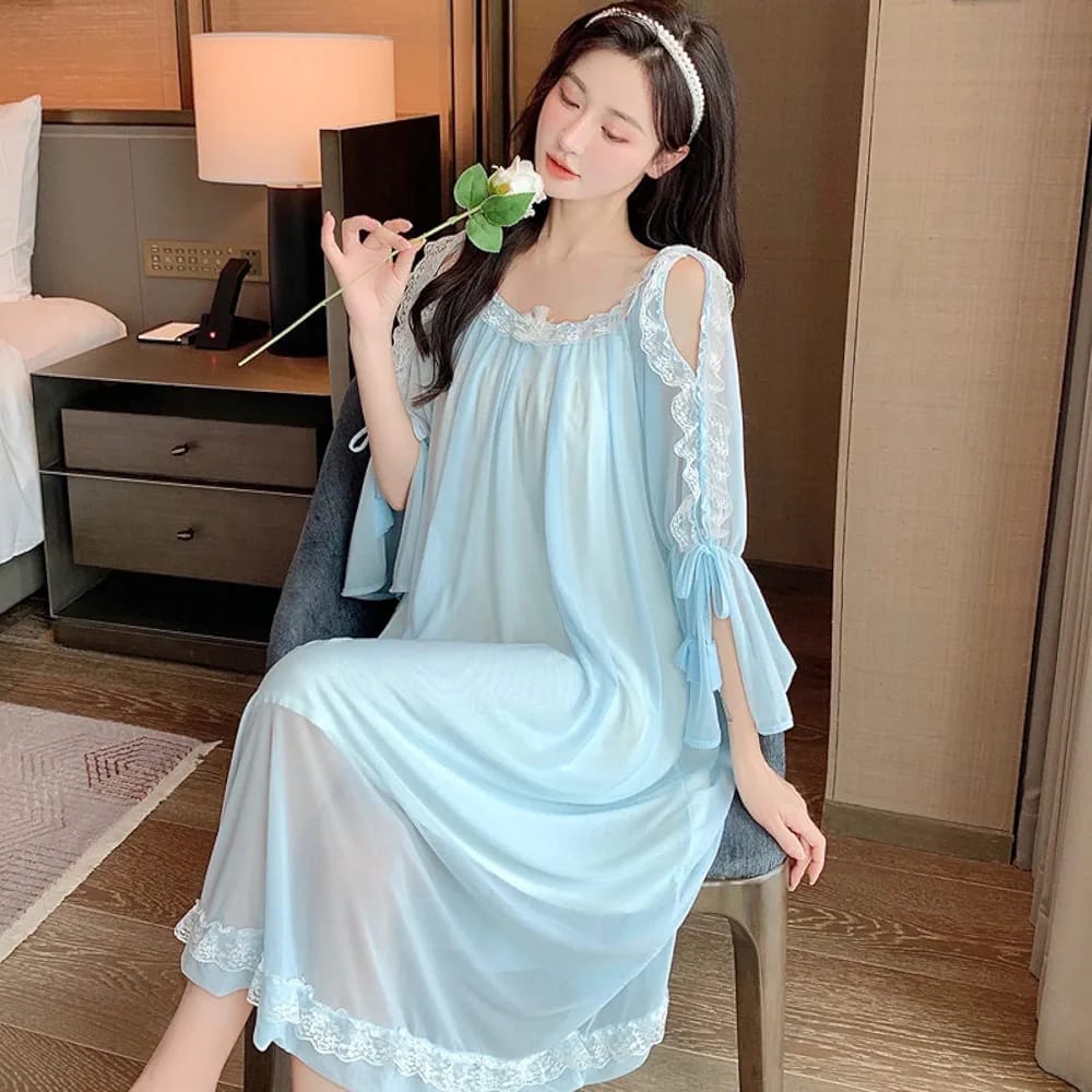 Women's Long Sleeve Nightgown S1420520 Women's Long Sleeve Nightgown S1420520
