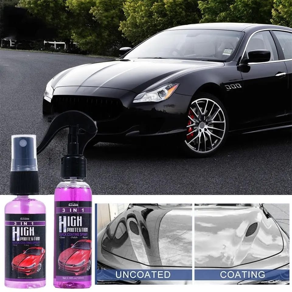 3-in-1 High Protection Fast Car Coating Ceramic Coating Coating Hydrophobic Car Nano Cleaning Coating Spray 3-in-1 High Protection Fast Car Coating Ceramic Coating Coating Hydrophobic Car Nano Cleaning Coating Spray