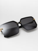 Metal-trimmed Square-frame Sunglasses S3599867 - TUZZUT Qatar Online Shopping