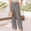 Women's Solid Color Pant 2XL 276036 - TUZZUT Qatar Online Shopping