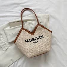 Grass Weave Casual Shoulder Bag MP8671 Grass Weave Casual Shoulder Bag MP8671