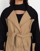 Button-Front Trench Coat 59168 - TUZZUT Qatar Online Shopping