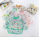 Kids Waterproof Toddler Long Sleeve Art Smock Feeding Bib Apron   911529 - TUZZUT Qatar Online Shopping