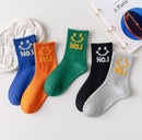 Children's Cartoon Boy's Sports Socks 5/Pairs Socks   326501 - TUZZUT Qatar Online Shopping