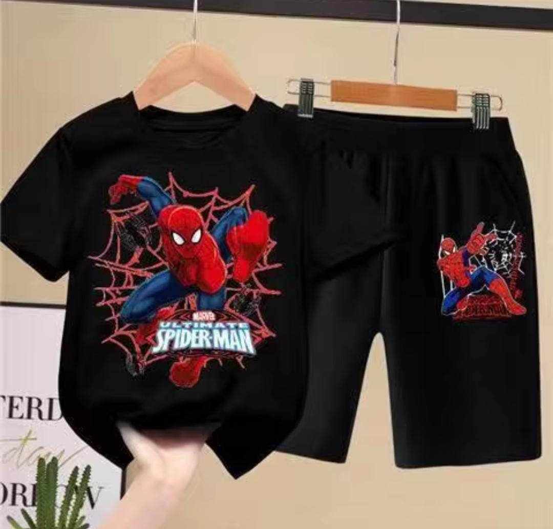 Children'S T-Shirts Short Sleeve Shorts Two-Piece Set Kids 1607977 Children'S T-Shirts Short Sleeve Shorts Two-Piece Set Kids 1607977