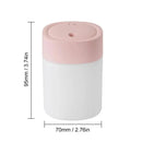 200ML Mini Humidifier USB Ultrasonic Air Humidifier LED Lamp - TUZZUT Qatar Online Shopping