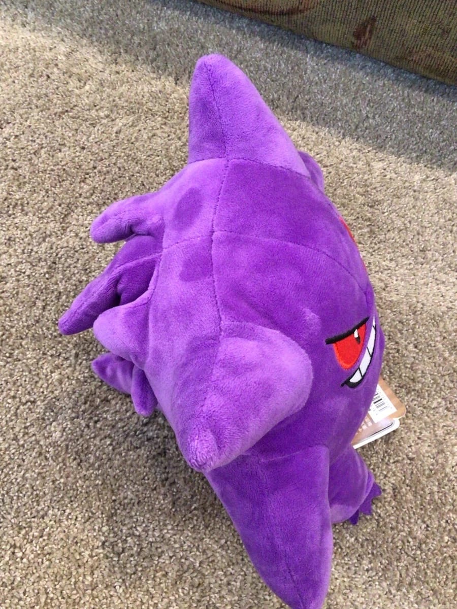 Pokemon - Gengar - Purple Plush - Stuffed Toy - Approx. 9” 106310