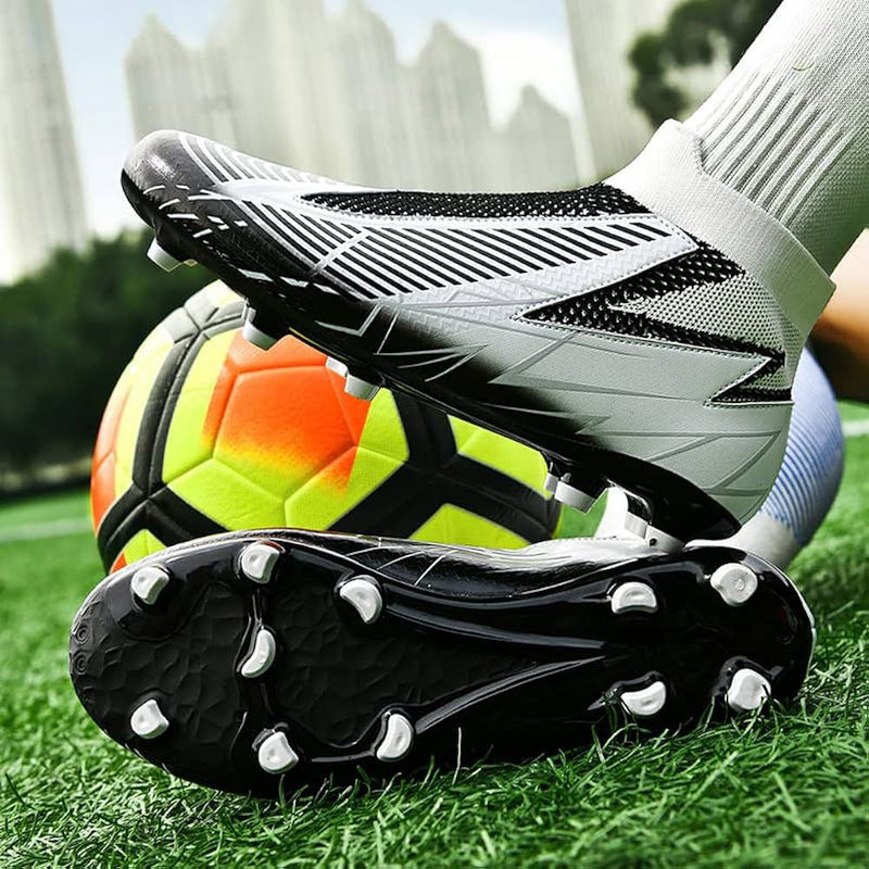 New High Top Men's Soccer Boots S4895806 - TUZZUT Qatar Online Shopping